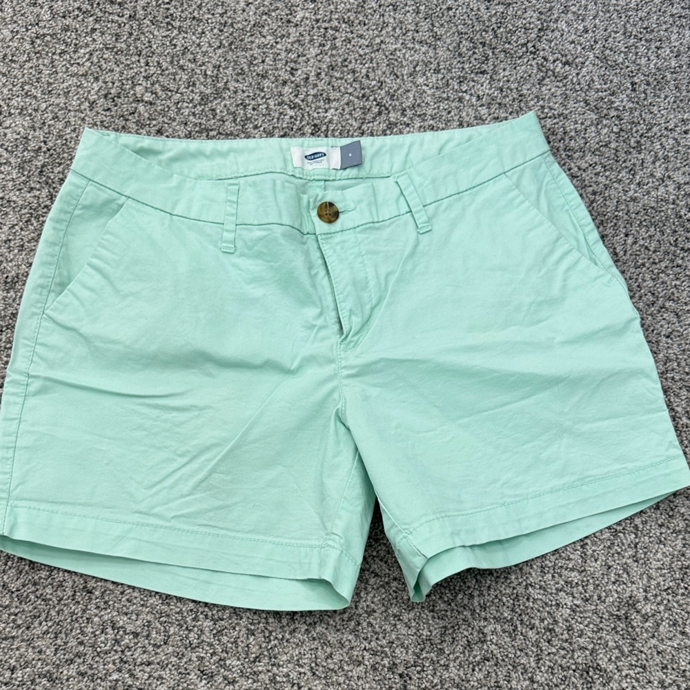 Old Navy Light Green Women's Bermudas